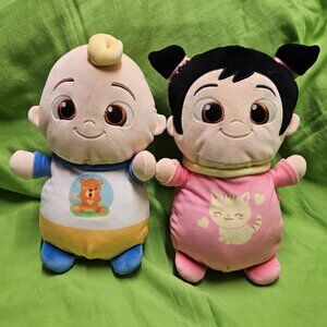 Cocomelon Squishmallow Baby JJ and Nina Hug Mees 10'' Plush Toy Plush 2023